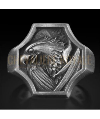 Chevalière d'aigle - Un bijou majestueux en argent 2023