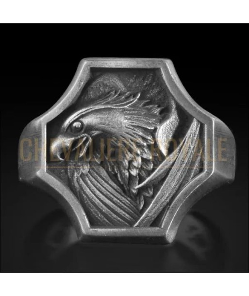 Chevalière d'aigle - Un bijou majestueux en argent 2023