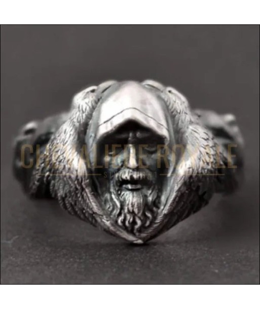 Bague chevalière Viking Odin | Bijoux Mythologie Nordique pour Hommes JUSQU'A -70%! 