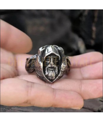 Bague chevalière Viking Odin | Bijoux Mythologie Nordique pour Hommes JUSQU'A -70%! 