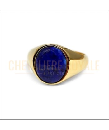 Chevalière Homme Argent Massif avec Lapis Bleu - Sagesse JUSQU'A -70%! 