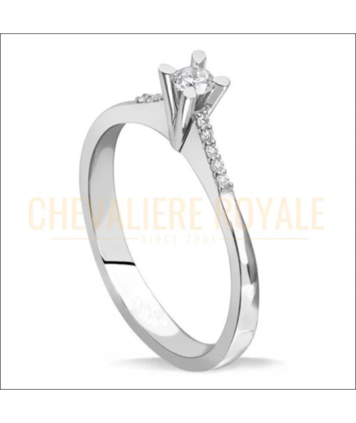 Bague de Fiançailles en Or 14 Carats : Brillants Diamants, Amour Infini acheter en ligne