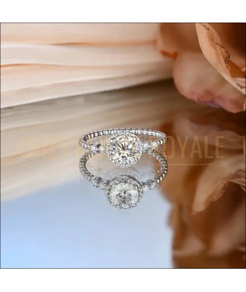 Luxe Abordable : Bague Solitaire Femmes Moissanite Or 10K 2023