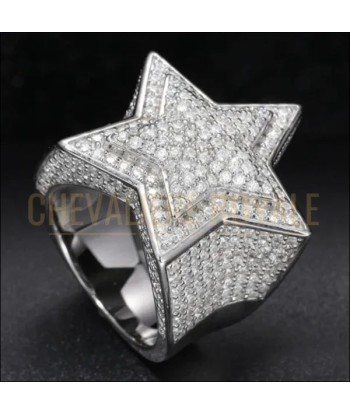 Étoile Scintillante : Chevalière de Luxe en Moissanite store