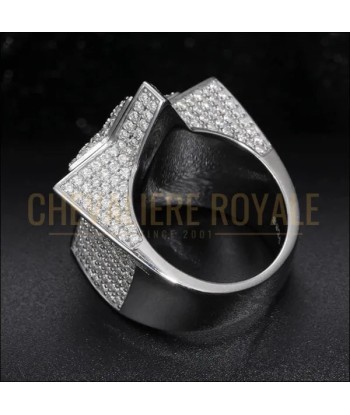 Étoile Scintillante : Chevalière de Luxe en Moissanite store