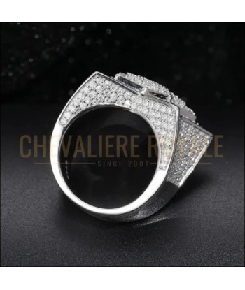 Étoile Scintillante : Chevalière de Luxe en Moissanite store