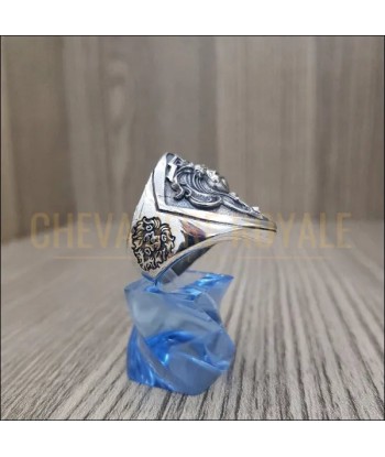 Chevalière Argent Massif 925 - Design Unique Tête de Lion à prix réduit toute l'année