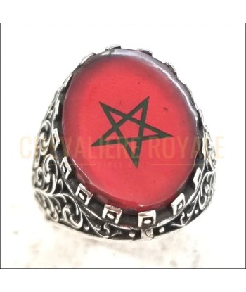 Bague Drapeau Marocain  Argent - Symbole de Patriotisme prix pour 