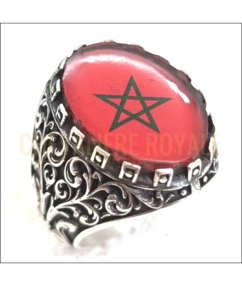 Bague Drapeau Marocain  Argent - Symbole de Patriotisme prix pour 