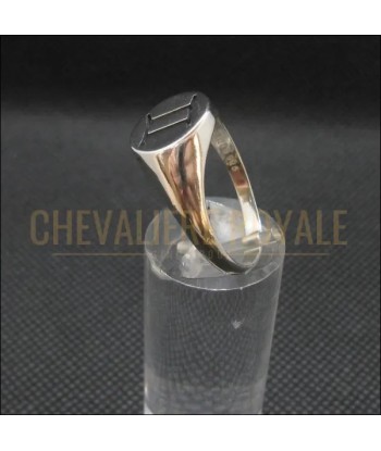 Bague style chevalière en argent massif gémeaux zodiaque 50-70% off 