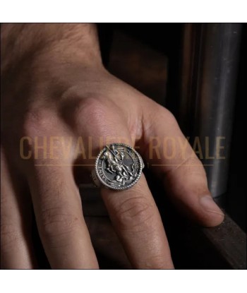 Chevalière - Saint Georges et le Dragon | Bague Artisanale suggérées chez