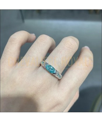 Bague femme en argent avec moissanite - un bijou d'exception la chaussure