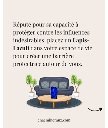 Lapis Lazuli brut (MB318) livraison et retour toujours gratuits