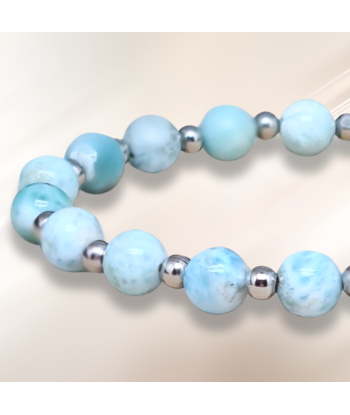 Bracelet en Larimar en 2 styles au choix les ctes