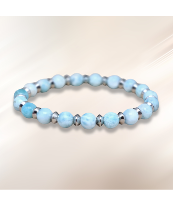 Bracelet en Larimar en 2 styles au choix les ctes