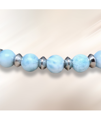 Bracelet en Larimar en 2 styles au choix les ctes