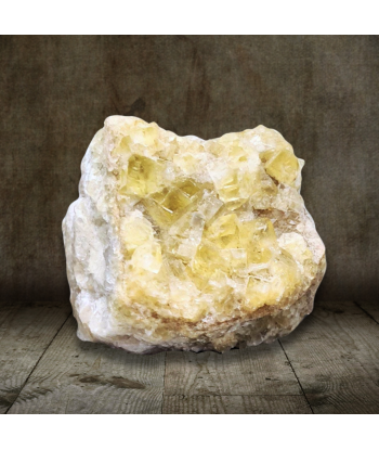 Fluorite jaune brute (MB405) prix pour 