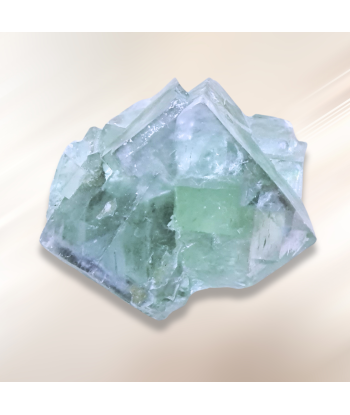 Fluorite cubique verte brute avec fantômes de croissance (MB342) meilleur choix