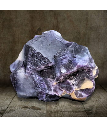 Fluorite violette foncée brute (MB403) Faites des économies