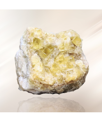 Fluorite jaune brute (MB405) prix pour 