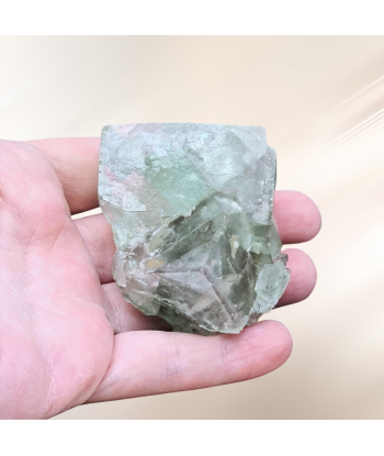 Fluorite cubique verte brute avec fantômes de croissance (MB342) meilleur choix