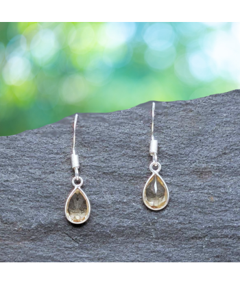 Boucles d'oreilles en Citrine facettée et Argent 925 (BO150) acheter