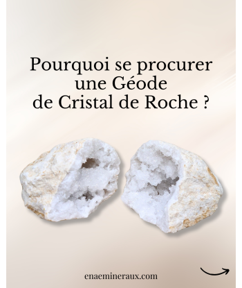 Géode complète de Cristal de Roche 628g (MB306-18) Les êtres humains sont 