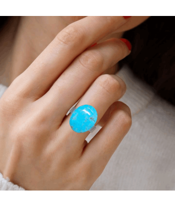 Bague réglable en Turquoise (BAGA14) français