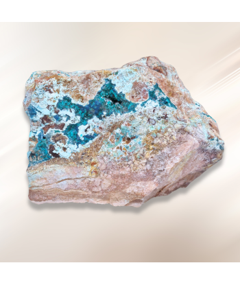 Dioptase brute avec Planchéite, Shattuckite, Cérusite brute (MB432-1) à prix réduit toute l'année