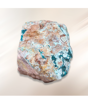 Dioptase brute avec Planchéite, Shattuckite, Cérusite brute (MB432-1) à prix réduit toute l'année