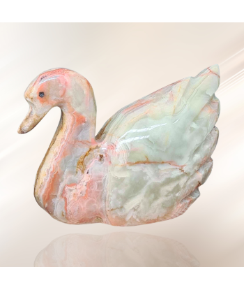 Cygne en Aragonite et Calcite (PRGFL622-6) la chaussure