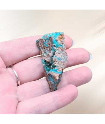 Dioptase, Calcite, Wulfénite et Shattuckite brute (MB463) Comment ça marche