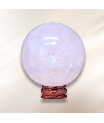 Sphère en Quartz Rose (PRGFL611-2) 50% de réduction en Octobre 2024