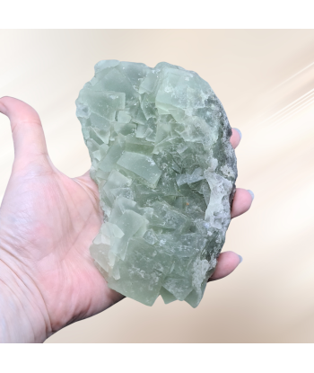 Fluorite (ou Fluorine) verte brute (MB386) pas chere