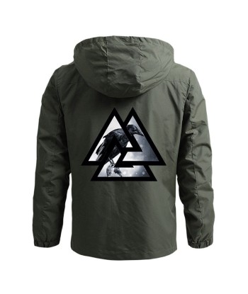 Veste Viking Hugin & Valknut Amélioration de cerveau avec