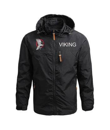 Veste Viking Hugin & Valknut Amélioration de cerveau avec