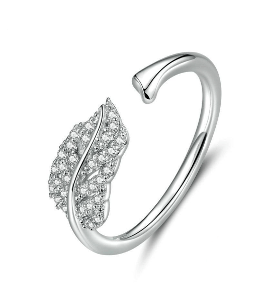 Bague Feuille D'Arbre De Vie En Argent Et Zirconium de votre