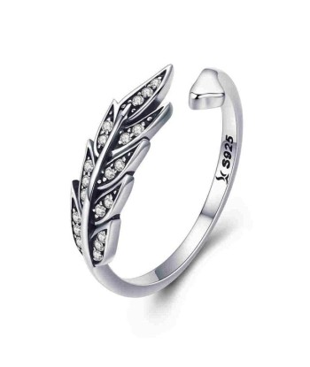 Bague Feuille Arbre De Vie En Argent Et Zirconium les muscles