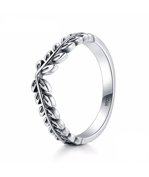 Bague Feuille De L'Arbre De Vie En Argent 925 la livraison gratuite