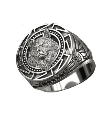 Bague Viking Loup Fenrir acheter en ligne