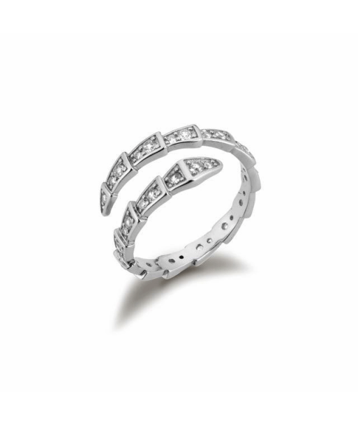 Anneau Serpent (Argent) Zircon Éclat Comparez plus de prix