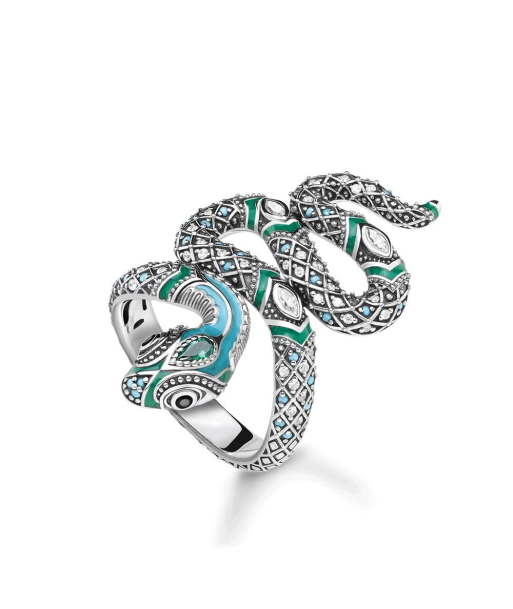 Bague Serpent Éclat (Argent) Jusqu'à 80% De Réduction