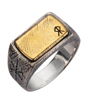 Bague Viking Rune de technologie