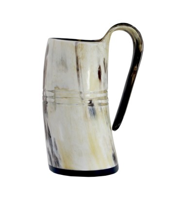 Tasse Viking En Corne De Bœuf Blanche ouvre sa boutique