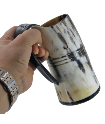 Tasse Viking En Corne De Bœuf Blanche ouvre sa boutique