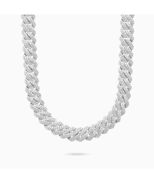 Prong link chain 12 mm silver 2024