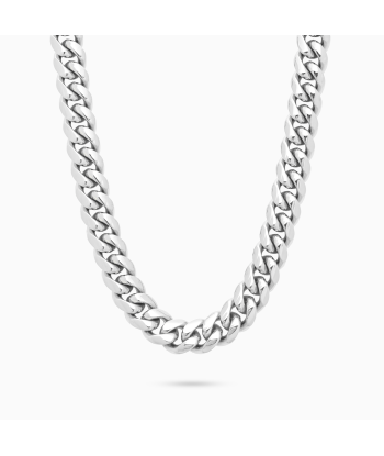 Cuban link chain 12 mm silver JUSQU'A -70%! 