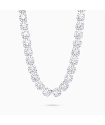 Pavé de brilliance chain 10mm silver du meilleur 