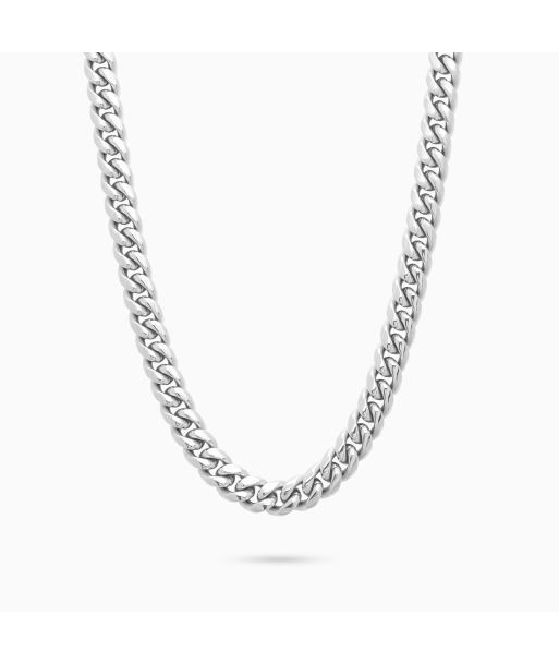 Cuban link chain 8 mm silver Découvrez la collection