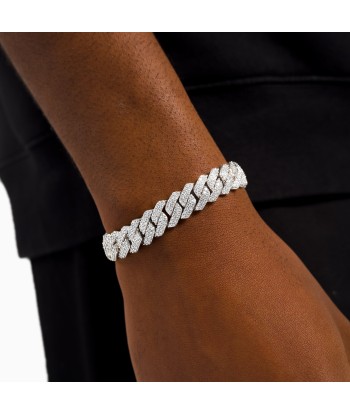 Prong link bracelet 12 mm silver vente chaude votre 